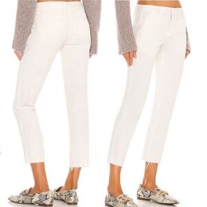 NWT NILI LOTAN East Hampton Pants in Eggshell Ivory Size 6